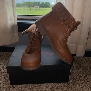 Twisted Trooper FC Ankle Boots - Cognac